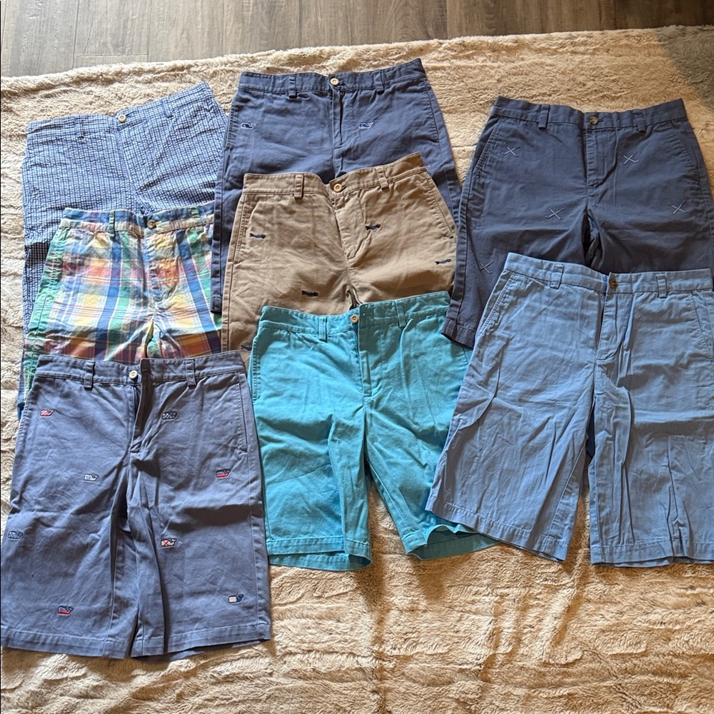 Vineyard Vines Kids Shorts Assortment - Blue, Brown, Multi-Color